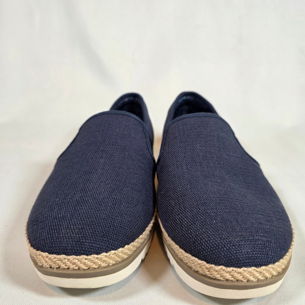 NWOT BOBS by Skechers Womens‎ 9W Navy Blue Flexpadrille Flats Coastal Minimalist - Picture 2 of 7
